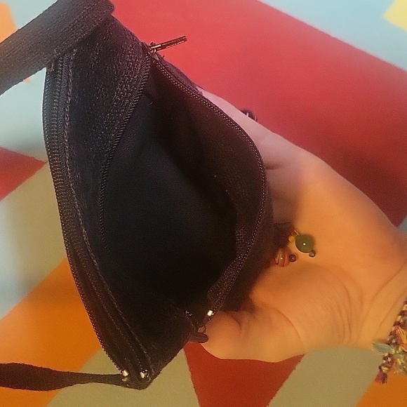 Bohemian Hemp Red Beaded Crossbody Bag From Thailand - Picture 7 of 7